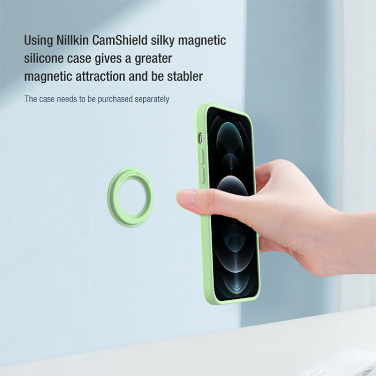 2 PCS NILLKIN Portable PU Leather Magnetic Ring Sticker (Green) - Hand-Sticking Bracket by NILLKIN | Online Shopping UK | buy2fix