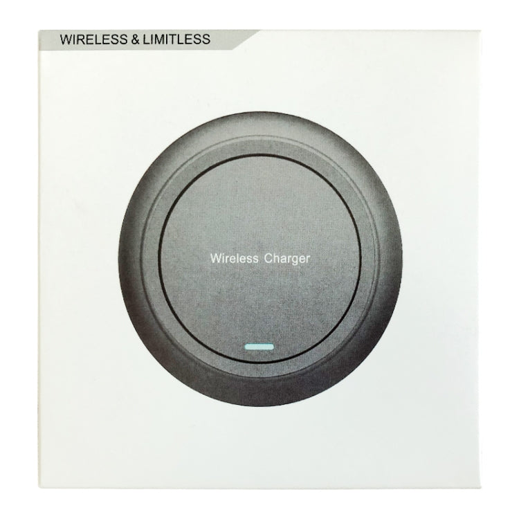 Q18 Fast Charging Qi Wireless Charger Station with Indicator Light(Black) - Wireless Charger by buy2fix | Online Shopping UK | buy2fix