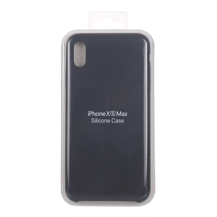 For iPhone XR Four Corners Full Coverage Liquid Silicone Case(Dark Gray) - More iPhone Cases by buy2fix | Online Shopping UK | buy2fix