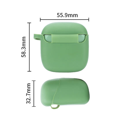 Wireless Earphones Pure Color Silicone Anti-fall Protective Case For JBL TUNE 220TWS(Green) - JBL Earphone Case by buy2fix | Online Shopping UK | buy2fix