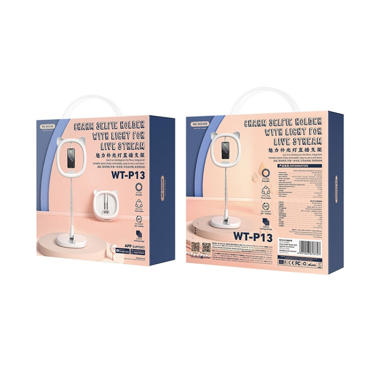 WK WT-P13 Charm Filling Light Live Holder Beauty Eye Care Filling Light (Black) - Consumer Electronics by WK | Online Shopping UK | buy2fix