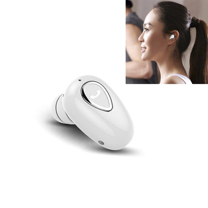 YX01 Sweatproof Bluetooth 4.1 Wireless Bluetooth Earphone, Support Memory Connection & HD Call (White) - Bluetooth Earphone by buy2fix | Online Shopping UK | buy2fix