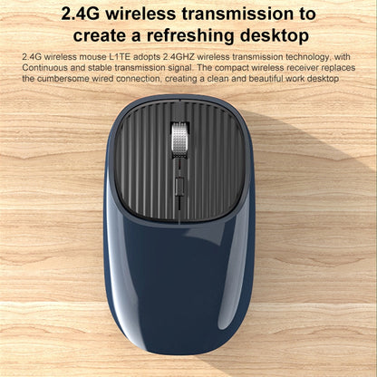 MKESPN SXS-5600 Type-C Rechargeable 2.4G Wireless Mouse(Blue) - Wireless Mice by MKESPN | Online Shopping UK | buy2fix