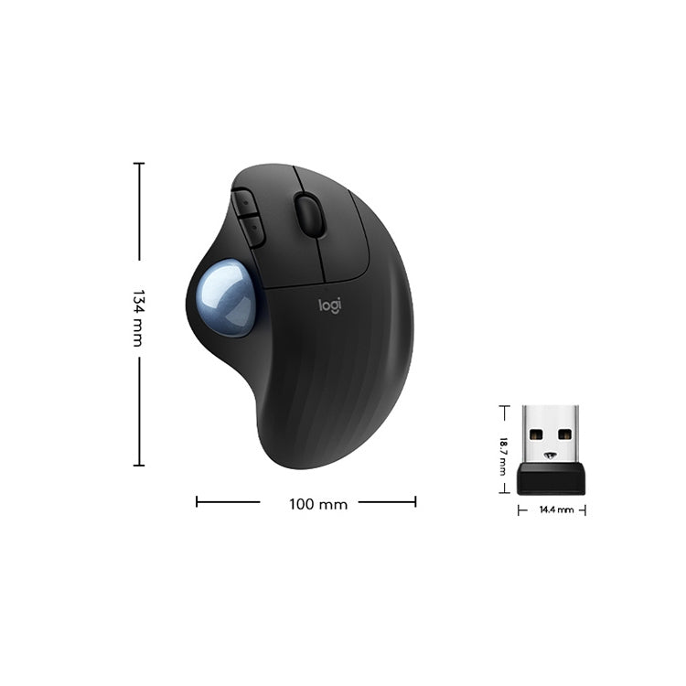 Logitech ERGO M575 Creative Wireless Trackball Mouse (Black) - Wireless Mice by Logitech | Online Shopping UK | buy2fix