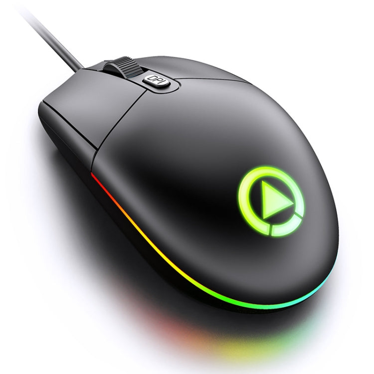 YINDIAO G3SE 1600DPI 3-modes Adjustable 3-keys RGB Light Wired Business Mouse (Black) - Computer & Networking by YINDIAO | Online Shopping UK | buy2fix