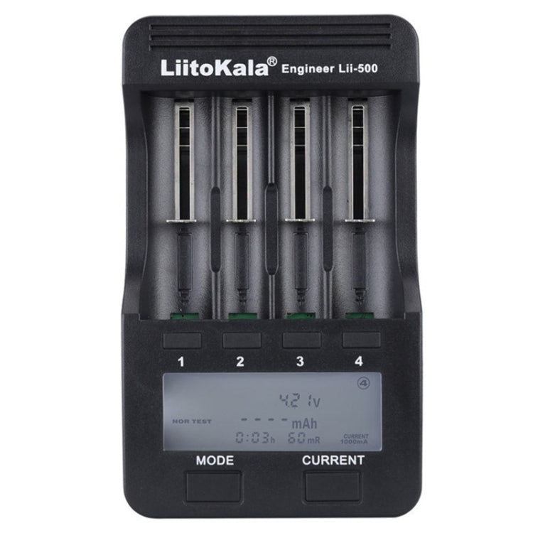 LiitoKala lii-500 Lithium Battery Charger for Li-ion IMR 18650, 26650, 16340, 14500, 10440, 18500, US Plug - Consumer Electronics by buy2fix | Online Shopping UK | buy2fix