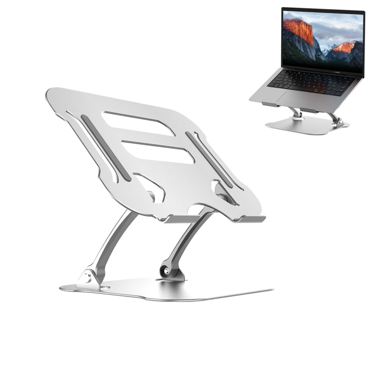 R-JUST Lifting Adjustable Laptop Stand(Silver) - Apple Accessories by R-JUST | Online Shopping UK | buy2fix