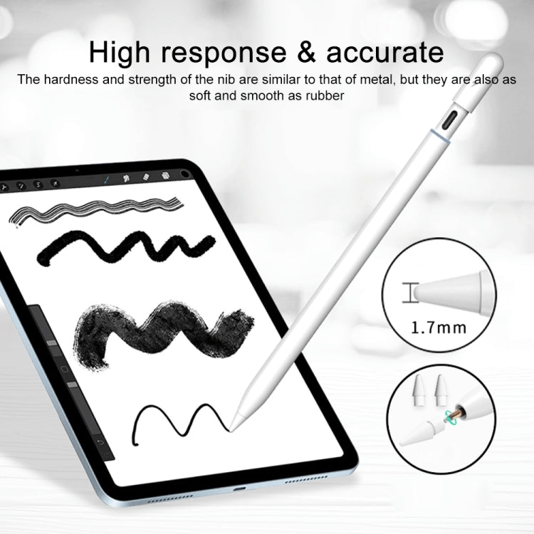 P8 Active Capacitive Stylus Pen with Palm Rejection for iPad After 2018 Version (White) - Stylus Pen by buy2fix | Online Shopping UK | buy2fix