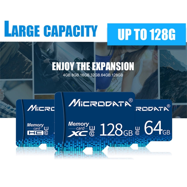 MICRODATA 128GB U3 Blue TF(Micro SD) Memory Card - Micro SD Card by MiCRODATA | Online Shopping UK | buy2fix