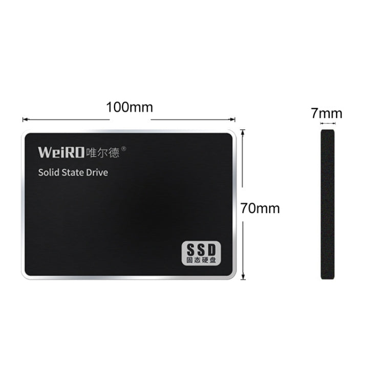 WEIRD S500 512GB 2.5 inch SATA3.0 Solid State Drive for Laptop, Desktop - Computer & Networking by buy2fix | Online Shopping UK | buy2fix