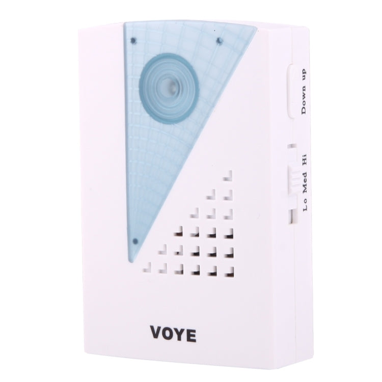 VOYE V001A2 Wireless Smart Music LED Home Doorbell with Dual Receiver, Remote Control Distance: 120m (Open Air) - Wireless Doorbell by VOYE | Online Shopping UK | buy2fix