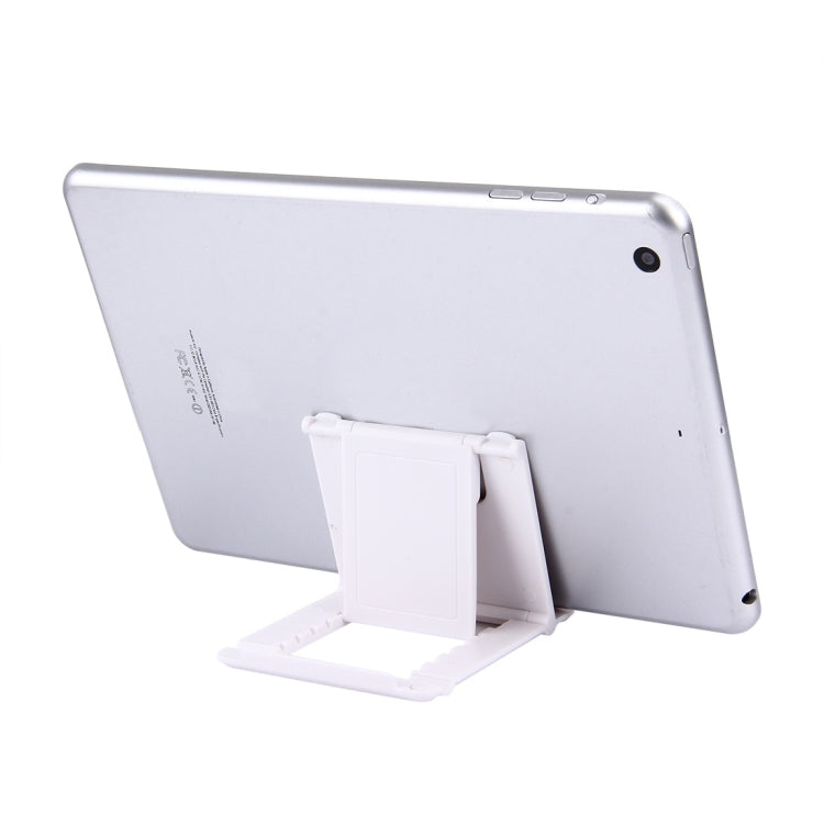 Universal Foldable Mini Phone Holder Stand, Size: 8.3 x 7.1 x 0.7 cm, For iPhone, Samsung, Huawei, Xiaomi, HTC and Other Smartphone, Tablets(White) - Desktop Holder by buy2fix | Online Shopping UK | buy2fix