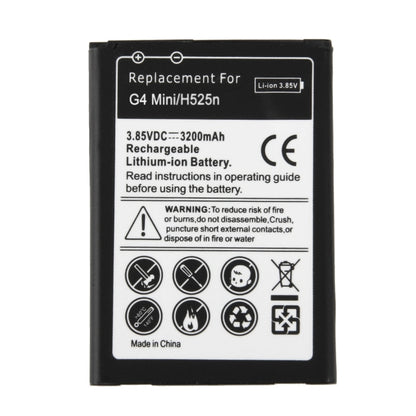 H525N 3200mAh Rechargeable Li-ion Battery(Black)(Black) - For LG by buy2fix | Online Shopping UK | buy2fix