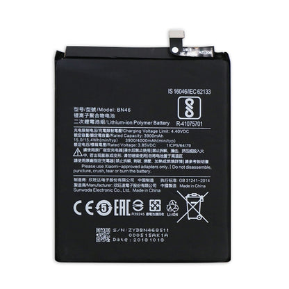 BN46 3900mAh Li-Polymer Battery for Xiaomi Redmi 7 / Redmi Note 6 / Redmi Note 8 / Redmi Note 8T - For Xiaomi by buy2fix | Online Shopping UK | buy2fix