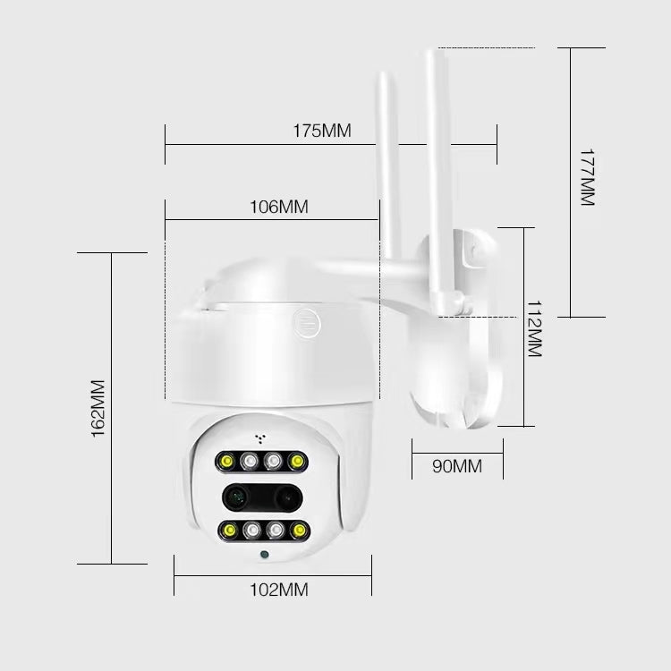 QX48 Pixels 1080P HD Wireless IP Camera, Support Motion Detection & Infrared Night Vision & TF Card(UK Plug) - Security by buy2fix | Online Shopping UK | buy2fix