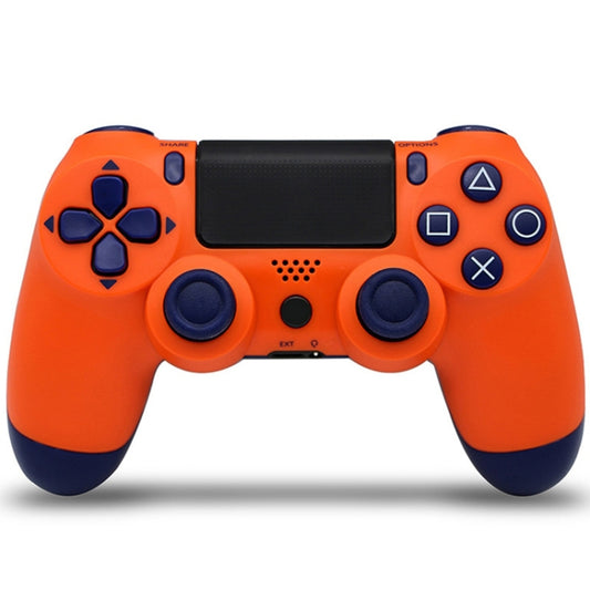 Wireless Bluetooth Game Handle Controller with Lamp for PS4, US Version(Orange) - Gamepads by buy2fix | Online Shopping UK | buy2fix