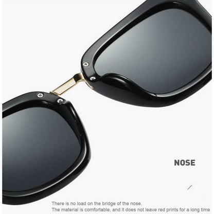 Men Fashion UV400 Polarized Sunglasses (Black + Grey) - Sunglasses by buy2fix | Online Shopping UK | buy2fix