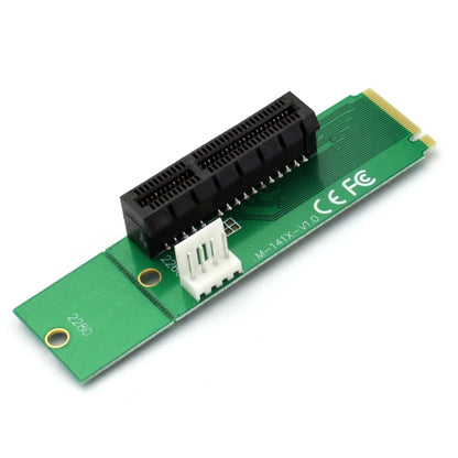 PCI-E 4X Female to NGFF M.2 M Key Male Adapter Converter Card with Power Cable -  by buy2fix | Online Shopping UK | buy2fix