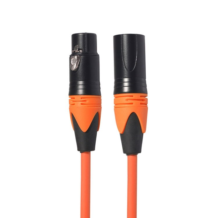 XRL Male to Female Microphone Mixer Audio Cable, Length: 1.8m (Orange) - Consumer Electronics by buy2fix | Online Shopping UK | buy2fix