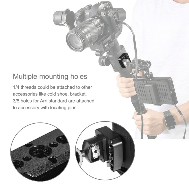 PULUZ Quick Release Plate External Mounting Holder for DJI RONIN / RONIN-S - Quick Release Plate by PULUZ | Online Shopping UK | buy2fix