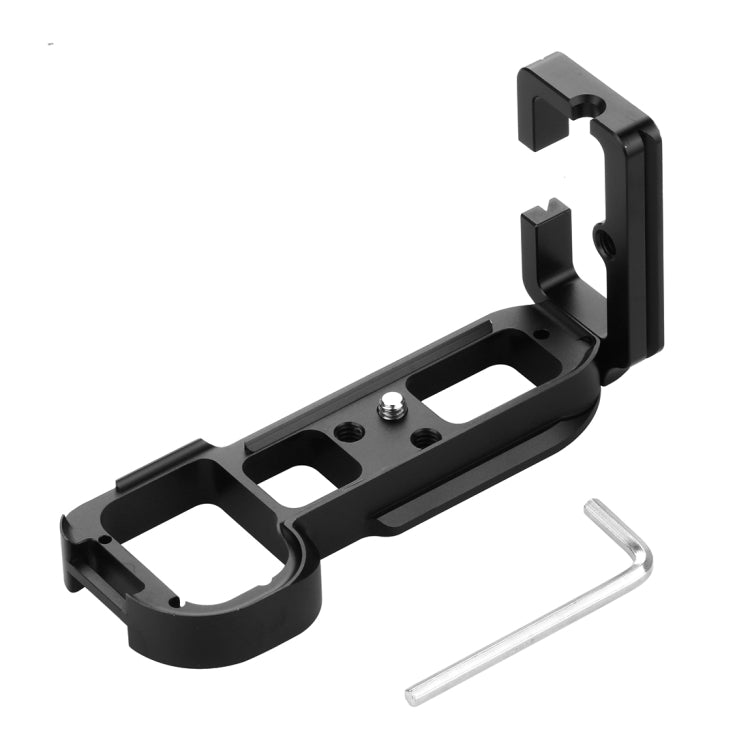 PULUZ 1/4 inch Vertical Shoot Quick Release L Plate Bracket Base Holder for Sony A7R / A7 / A7S(Black) - Camera Accessories by PULUZ | Online Shopping UK | buy2fix