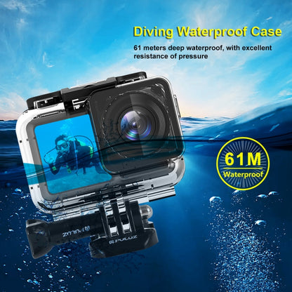 PULUZ 61m Underwater Waterproof Housing Diving Case for DJI Osmo Action, with Buckle Basic Mount & Screw - Waterproof Cases by PULUZ | Online Shopping UK | buy2fix