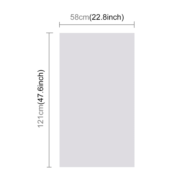 PULUZ Photography Background PVC Paper Kits for Studio Tent Box, Size: 121cm x 58cm(White) - Camera Accessories by buy2fix | Online Shopping UK | buy2fix