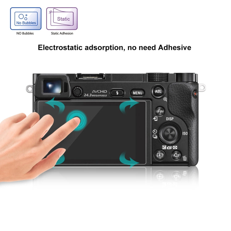 PULUZ 2.5D 9H Tempered Glass Film for Sony A6000, Compatible with Sony A5000 / A6400 / A6300 / A3000 / NEX-7/ NEX-6 / NEX-5N / NEX-3N / NEX5C / NEX-C3 / NEX-5T / H400, Panasonic W850K, Olympus TG850 / TG860 / TG870 PM2 / EPL5 / EPL6 - Camera Accessories by PULUZ | Online Shopping UK | buy2fix