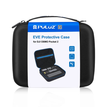 PULUZ Waterproof Carrying and Travel EVA Case for DJI OSMO Pocket 2, Size: 23x18x7cm(Black) - Case & Bags by PULUZ | Online Shopping UK | buy2fix