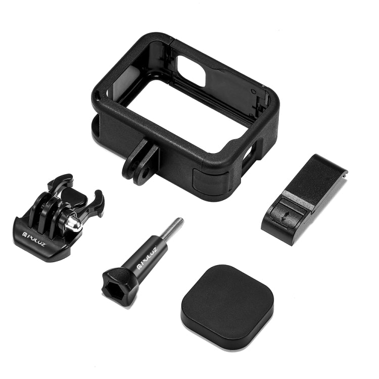 PULUZ Frame Expansion PA Cage with Side Interface Cover for Gopro Hero11 Black / HERO10 Black /9 Black(Black) - DJI & GoPro Accessories by PULUZ | Online Shopping UK | buy2fix