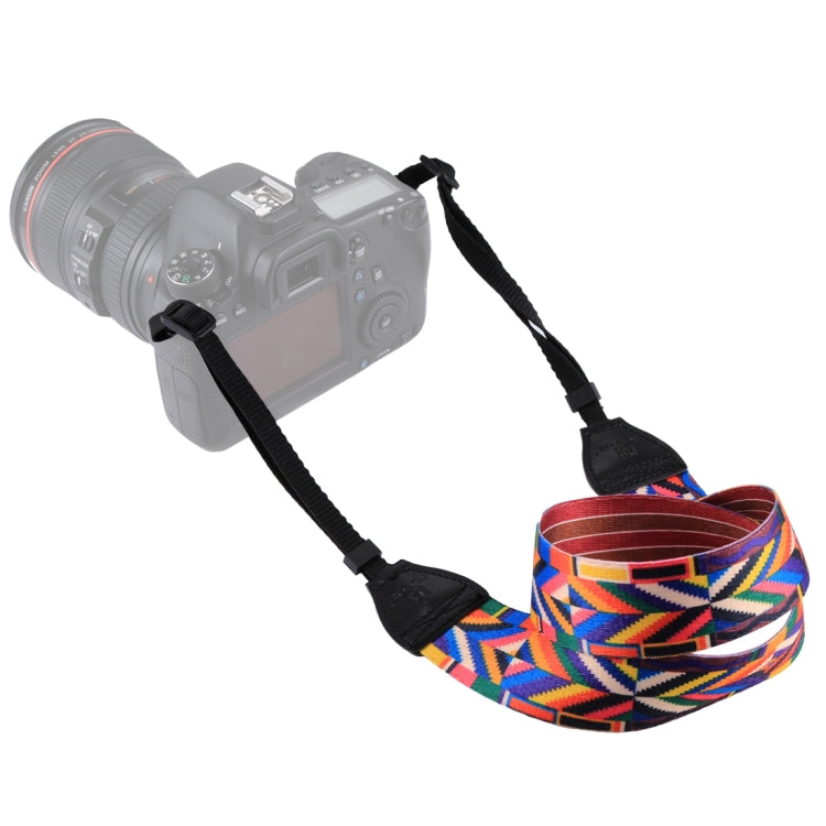 PULUZ Retro Ethnic Style Multi-color Series Shoulder Neck Strap Camera Strap for SLR / DSLR Cameras - Camera Accessories by PULUZ | Online Shopping UK | buy2fix