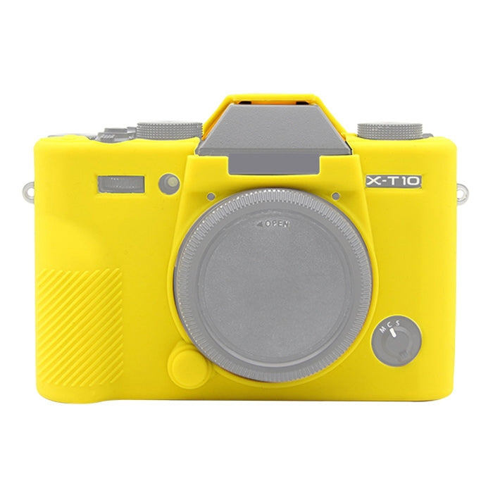 PULUZ Soft Silicone Protective Case for FUJIFILM X-T20(Yellow) - Camera Accessories by PULUZ | Online Shopping UK | buy2fix
