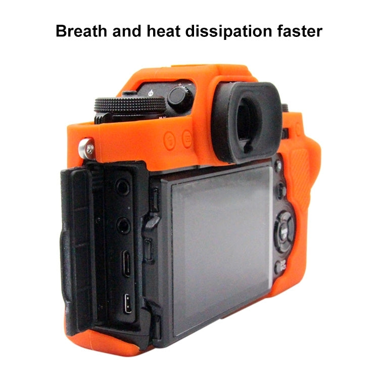 PULUZ Soft Silicone Protective Case for FUJIFILM XT3(Orange) - Camera Accessories by PULUZ | Online Shopping UK | buy2fix