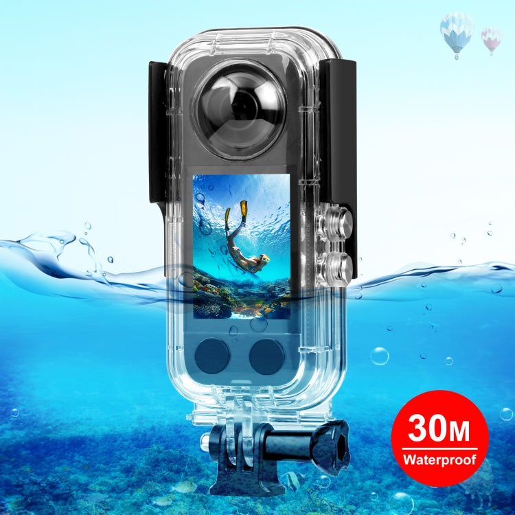 For Insta360 X3 PULUZ 30m Underwater Waterproof Housing Case - Case & Bags by PULUZ | Online Shopping UK | buy2fix