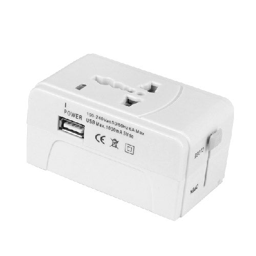 933L 4 in 1 (EU + UK + AU + US Plug) Universal USB Charger Travel Adaptor - Consumer Electronics by buy2fix | Online Shopping UK | buy2fix