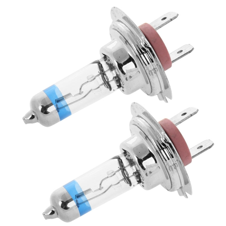 2 PCS H7 12V / 55W / 4300K / 2100lm Xenon Car Headlight Bulbs, Warm White - In Car by buy2fix | Online Shopping UK | buy2fix