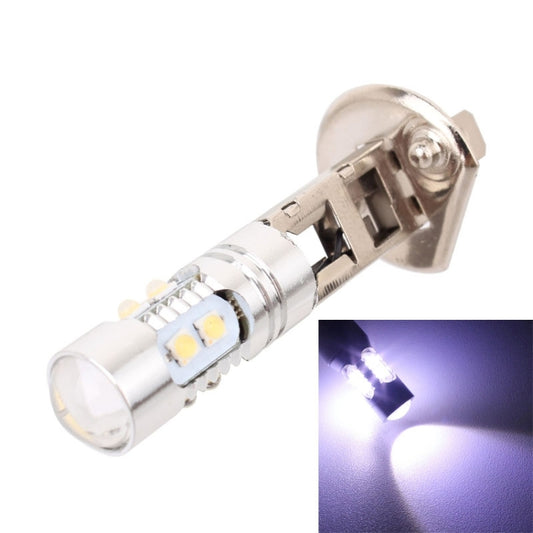 H1 50W 600LM 5500K  White Light 10 SMD-2828-LEDs Car Foglight , Constant Current , DC12-24V(White Light) - In Car by buy2fix | Online Shopping UK | buy2fix