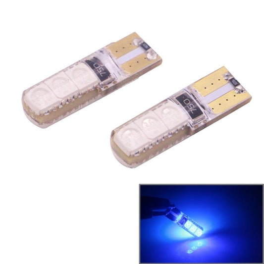 2 PCS T10 2W 120-140LM 6 LED Ice Blue 5050 LED Brake Light for Vehicles, DC12V - Clearance Lights by buy2fix | Online Shopping UK | buy2fix