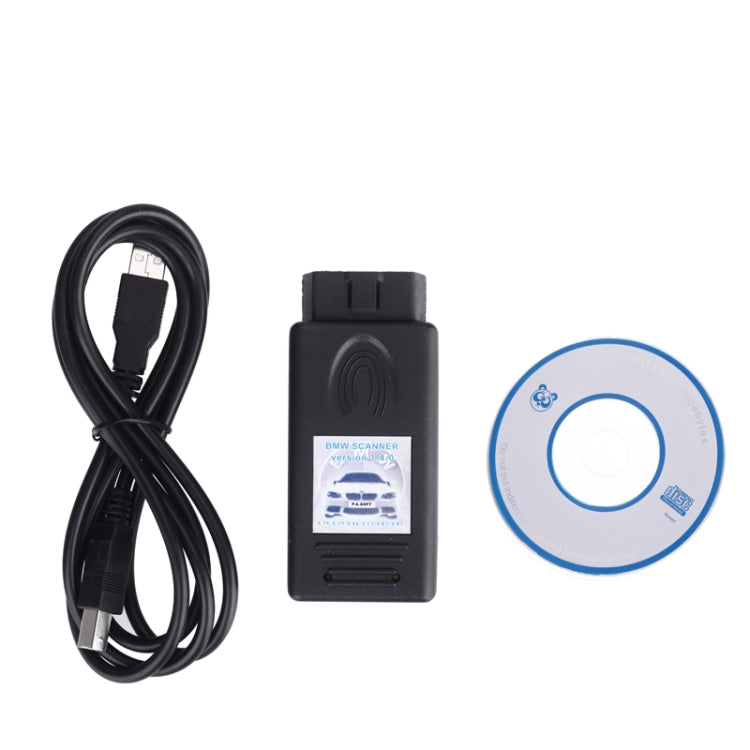 For BMW Scanner 1.4.0 Programmer Never Locking / Vehicle Diagnostic Tool(Black) - In Car by buy2fix | Online Shopping UK | buy2fix