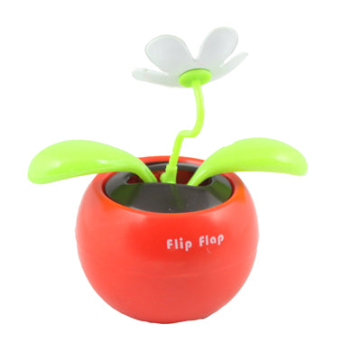 Solar Flip Flap Flower, Random Flower Color Delivery(Red) - Ornaments by buy2fix | Online Shopping UK | buy2fix