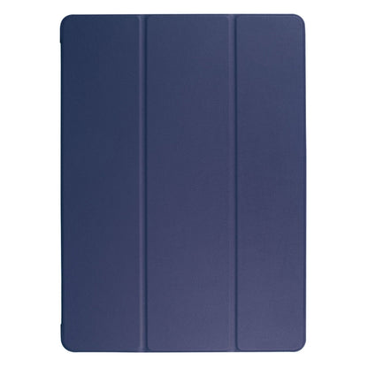 Custer Texture Horizontal Flip Smart Leather Case with 3-folding Holder  & Sleep / Wake-up Function for iPad Pro 12.9 inch 2017 / 2015(Dark Blue) - More iPad Cases by buy2fix | Online Shopping UK | buy2fix