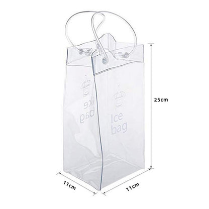 High Quality PVC Ice Bag for Wine(Transparent) - Home & Garden by buy2fix | Online Shopping UK | buy2fix