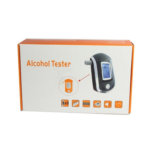 3 digitals LCD Display Breath Alcohol Tester Analyzer(Black) - Breath Alcohol Tester by buy2fix | Online Shopping UK | buy2fix