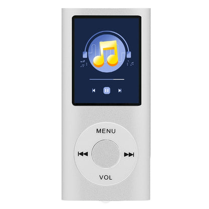 1.8 inch TFT Screen Metal MP4 Player with TF Card Slot, Support Recorder, FM Radio, E-Book and Calendar(Silver) - Consumer Electronics by buy2fix | Online Shopping UK | buy2fix