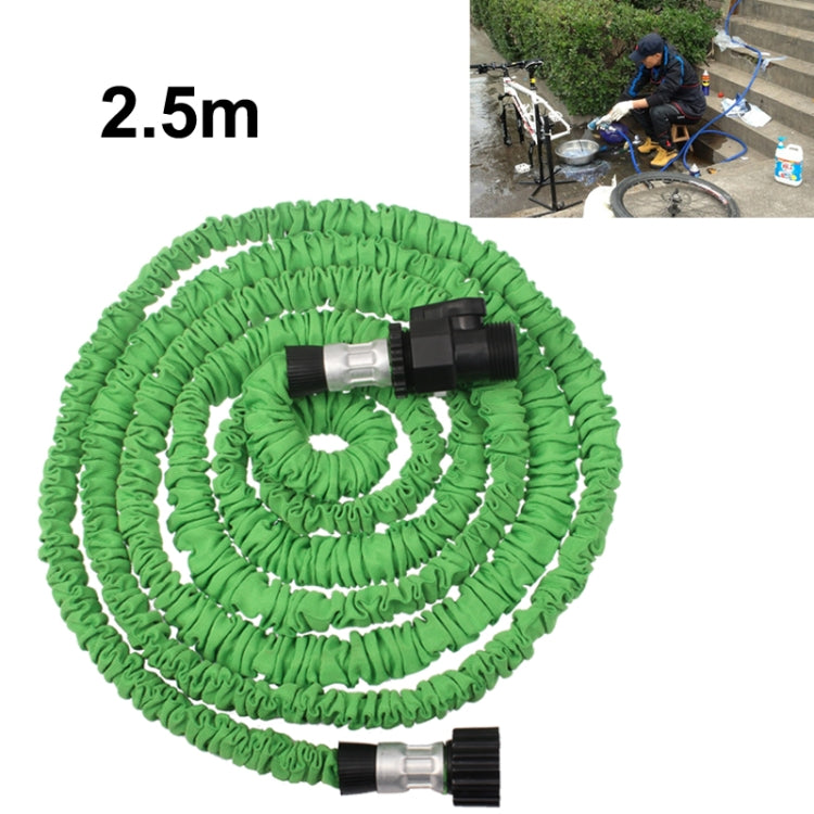Durable Flexible Dual-layer Water Pipe Water Hose, Length: 2.5m, US Standard(Green) - Car Washer & Accessories by buy2fix | Online Shopping UK | buy2fix
