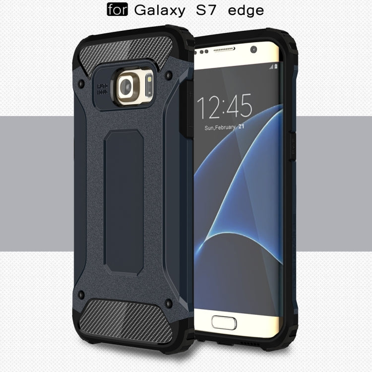 For Galaxy S7 Edge / G935 Tough Armor TPU + PC Combination Case (Dark Blue) - More Brand by buy2fix | Online Shopping UK | buy2fix