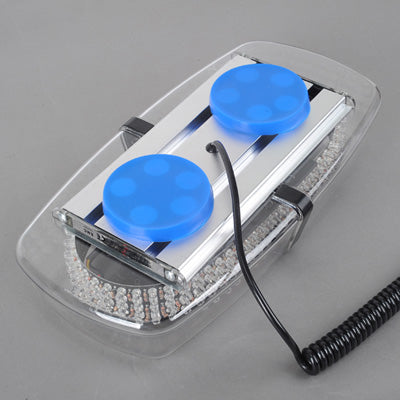 25W 240 LED Vehicle Roof Top Emergency Hazard Warning Strobe Light, Blue Light - In Car by buy2fix | Online Shopping UK | buy2fix