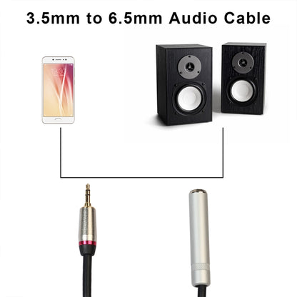 REXLIS TC128MF 3.5mm Male to 6.5mm Female Audio Adapter Cable, Length: 30cm - Audio Adapter by REXLIS | Online Shopping UK | buy2fix