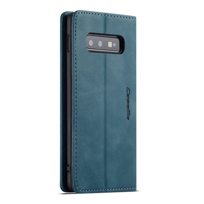 CaseMe-013 Multifunctional Retro Frosted Horizontal Flip Leather Case for Galaxy S10 E, with Card Slot & Holder & Wallet (Blue) - Galaxy Phone Cases by CaseMe | Online Shopping UK | buy2fix