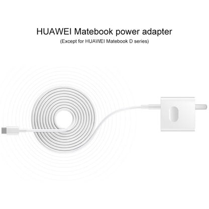 Original Huawei  For Huawei MateBook Series Laptop Power Adapter, US Plug (White) - Mobile Accessories by Huawei | Online Shopping UK | buy2fix